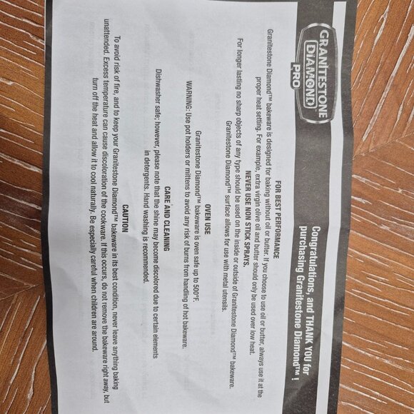 GraniteStone Diamond Non-Stick Roaster Pan With Lid 19.5" / 49.5cm Black Aluminu - Picture 8 of 8